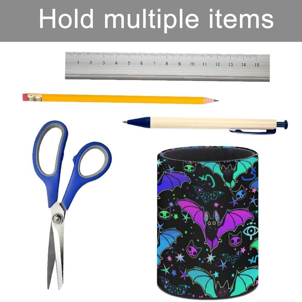 Magic Bat Pen Holder Pencil Organizer Cute Pencil Cup Desk Decor Makeup Brush Ho - Picture 5 of 6